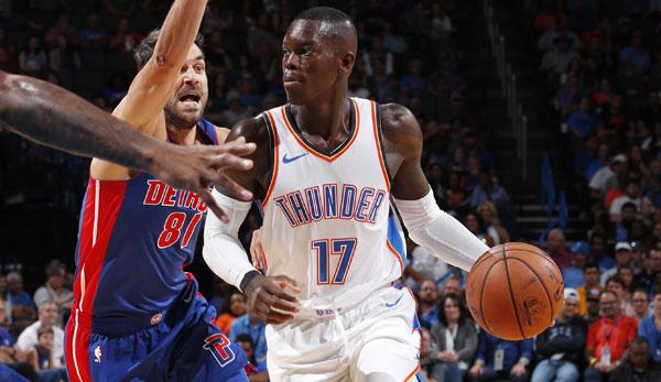 NBA: Schröder loses despite good debut with OKC Thunder