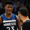 NBA: Jimmy Butler with provocative training appearance