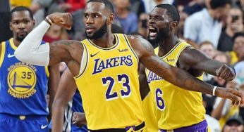 NBA: Warriors beaten! LeBron inspires the Lakers