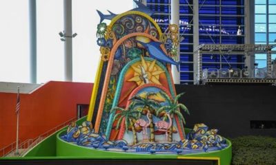 MLB: Miami: Controversial stadium sculpture comes away