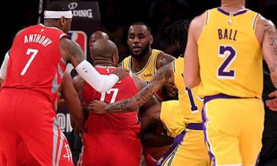 NBA: Tumults and 3 ejections! Lakers lose to Rockets