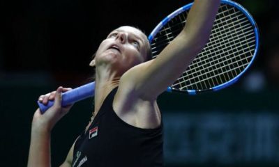 WTA Finals: Strong Karolina Pliskova beats defending champion Wozniacki