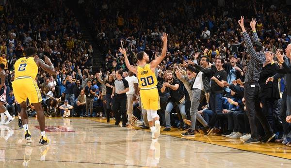 NBA: Curry about his three-way show: "They screamed: 'Don't play'"