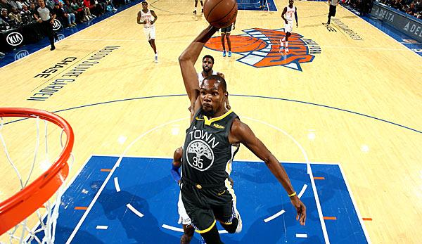 NBA: 41 points! Durant show in New York - Rockets with next bankruptcy