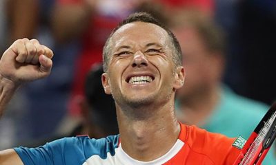 ATP: Philipp Kohlschreiber at the Masters in Paris in round two