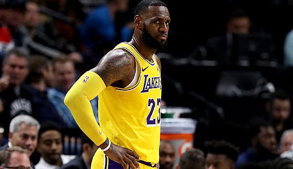 NBA: Frustration at the Lakers: LeBron with warning