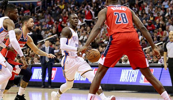 NBA: Schröder and OKC shoot sad wizards deeper into the crisis