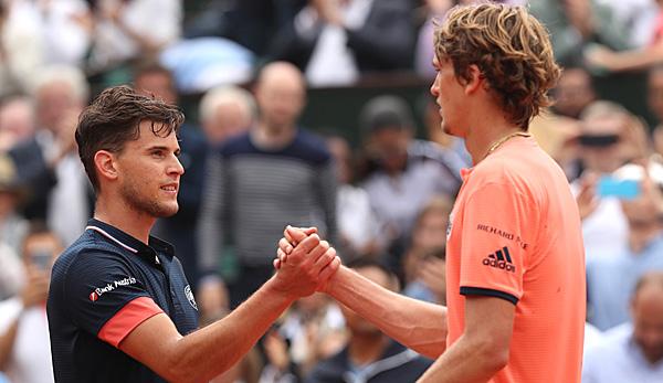 ATP: ATP final: Alexander Zverev in Novak Djokovic's group, Dominic Thiem with Roger Federer