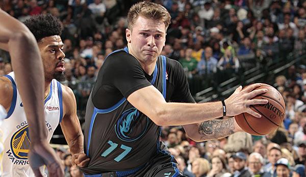 NBA: Warriors stumble in Dallas - Doncic as strong as an ox!