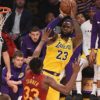 NBA: LeBron turns up late - clips stay on top