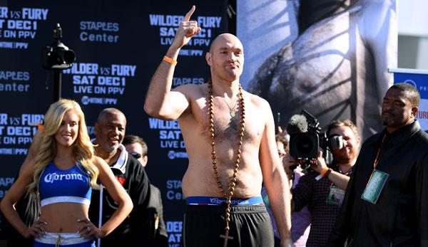 Boxing: Mega fight: Fury almost 20 kilos heavier than Wilder